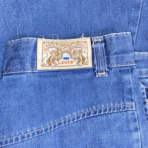 80's Vintage LEVIS womens high waisted pleated front denim blue jeans 28” Waist - Picture 9 of 12